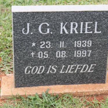 KRIEL J.G. 1939-1997