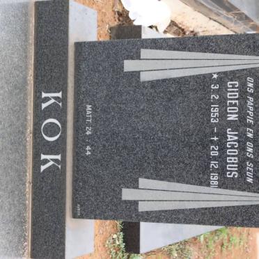 KOK Gideon Jacobus 1953-1981