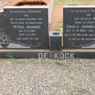 KOCK Petrus Johannes, de 1900-1971 &amp; Engela Johanna Jacoba 1903-1983