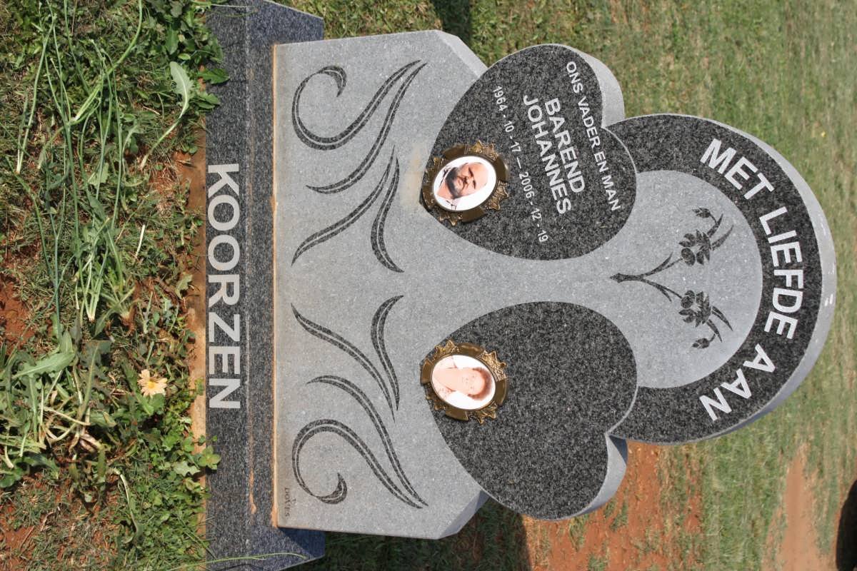 KOORZEN Barend Johannes 1964-2006
