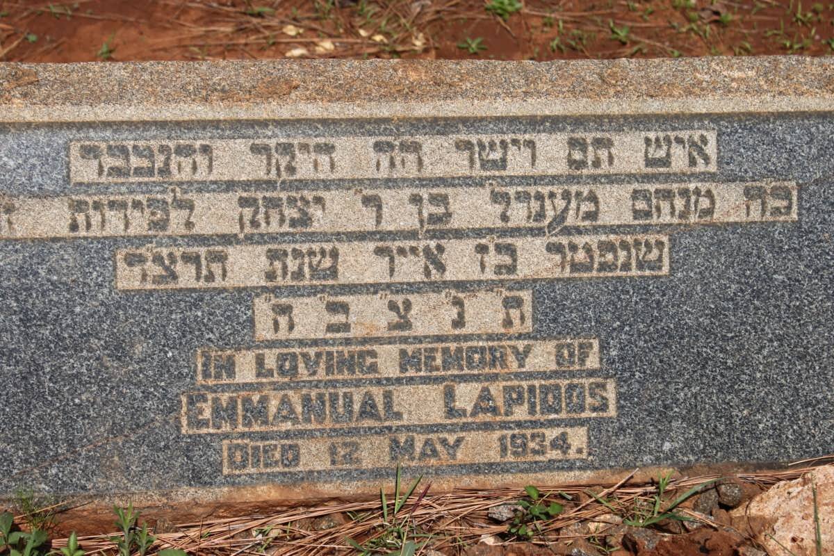 LAPIDOS Emmanual -1934