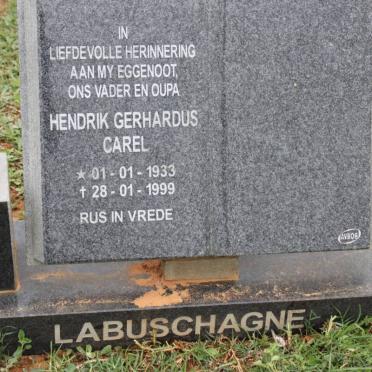 LABUSCHAGNE Hendrik Gerhardus Carel 1933-1999