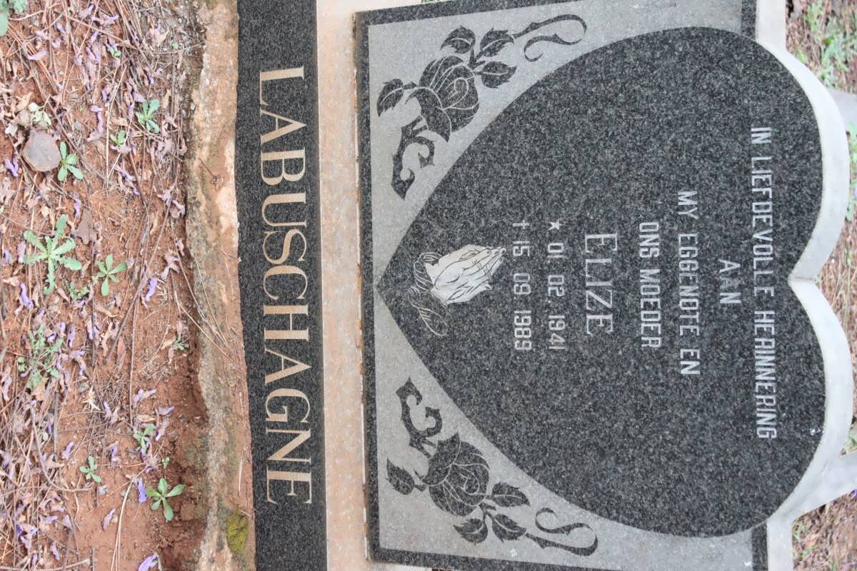 LABUSCHAGNE Elize 1941-1989