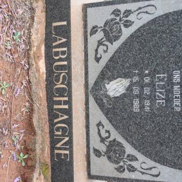 LABUSCHAGNE Elize 1941-1989