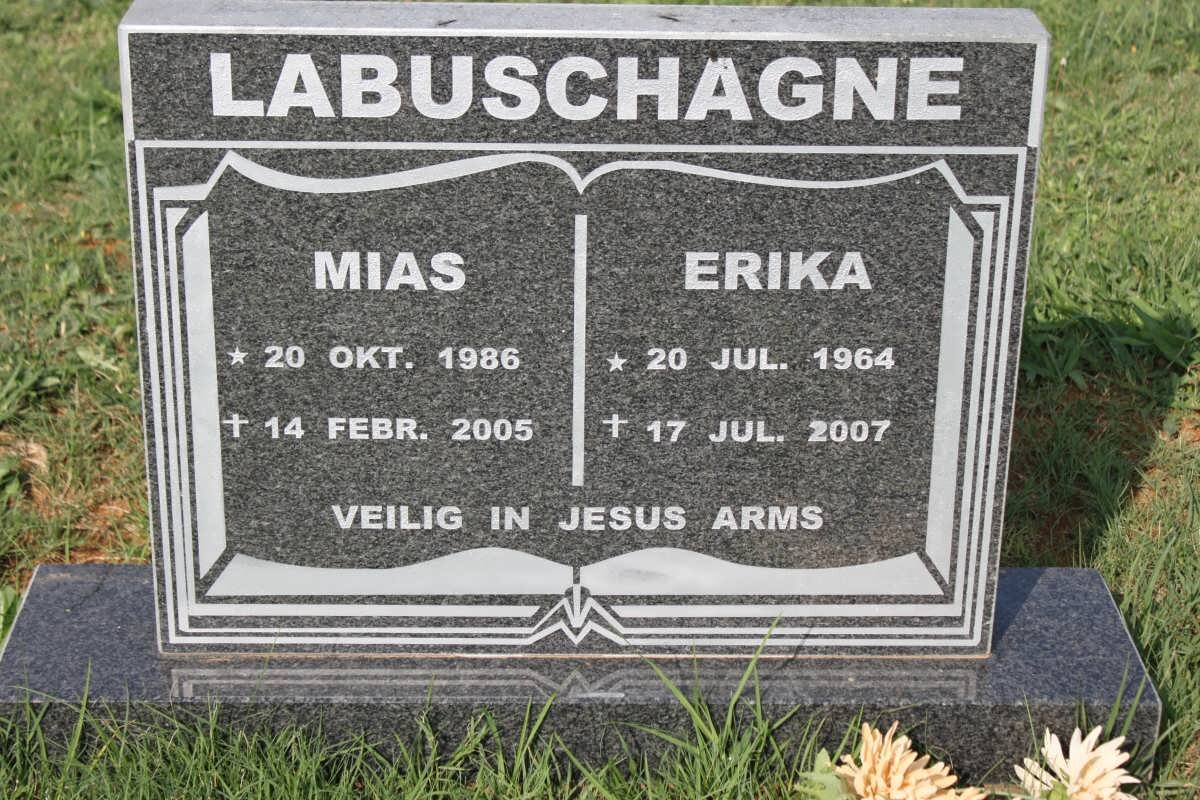 LABUSCHAGNE Mias 1986-2005 &amp; Erika 1964-2007