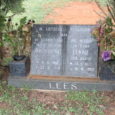 LEES Roy Stuart 1916-1992 &amp; Lukkie VISAGIE 1939-2007