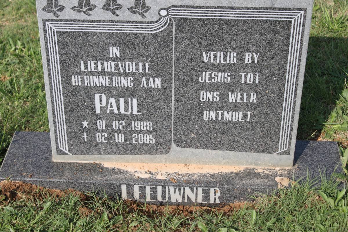 LEEUWNER Paul 1988-2005