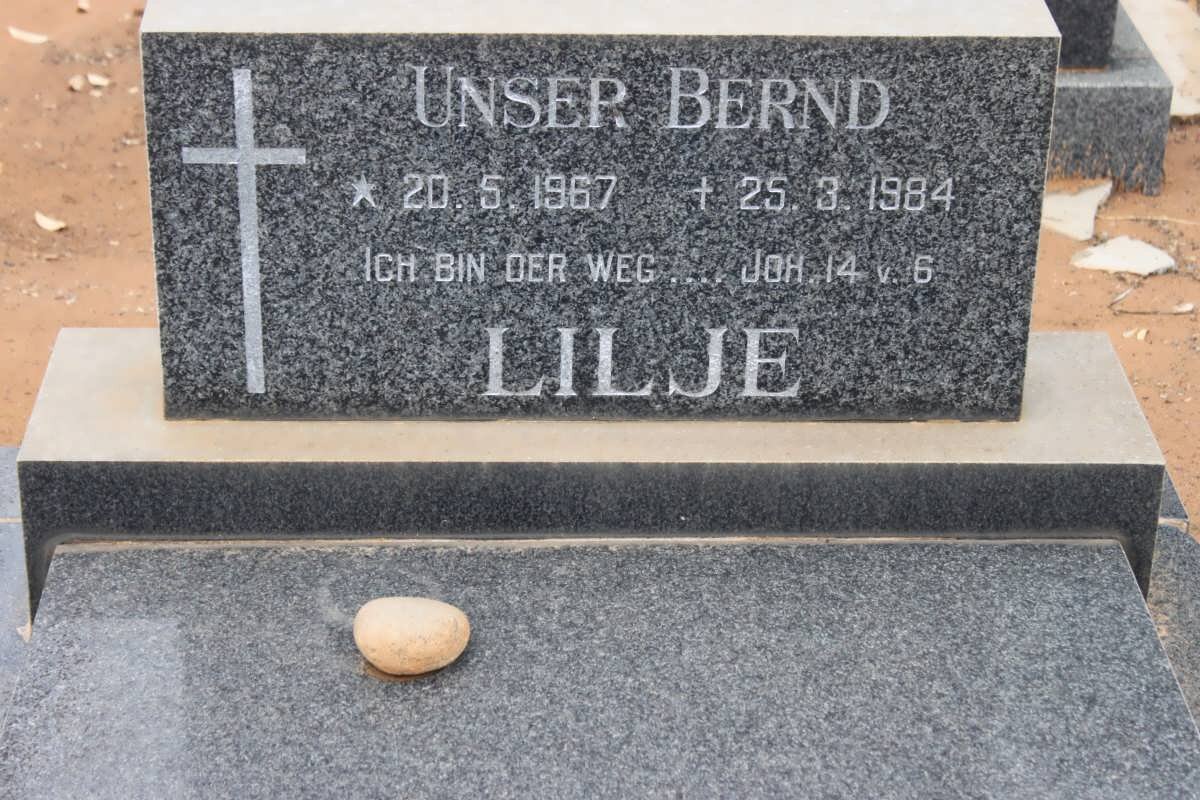LILJE Unser Bernd 1967-1984