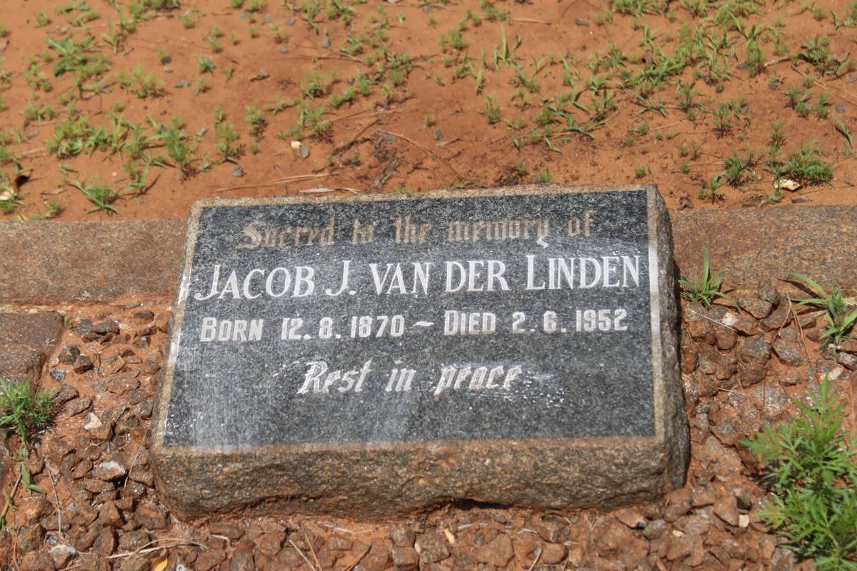 LINDEN Jacob J., van der 1870-1952