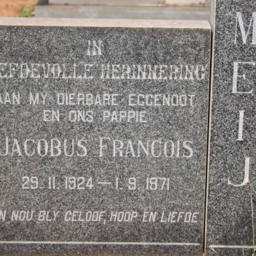 MEIJ Jacobus Francois 1924-1971