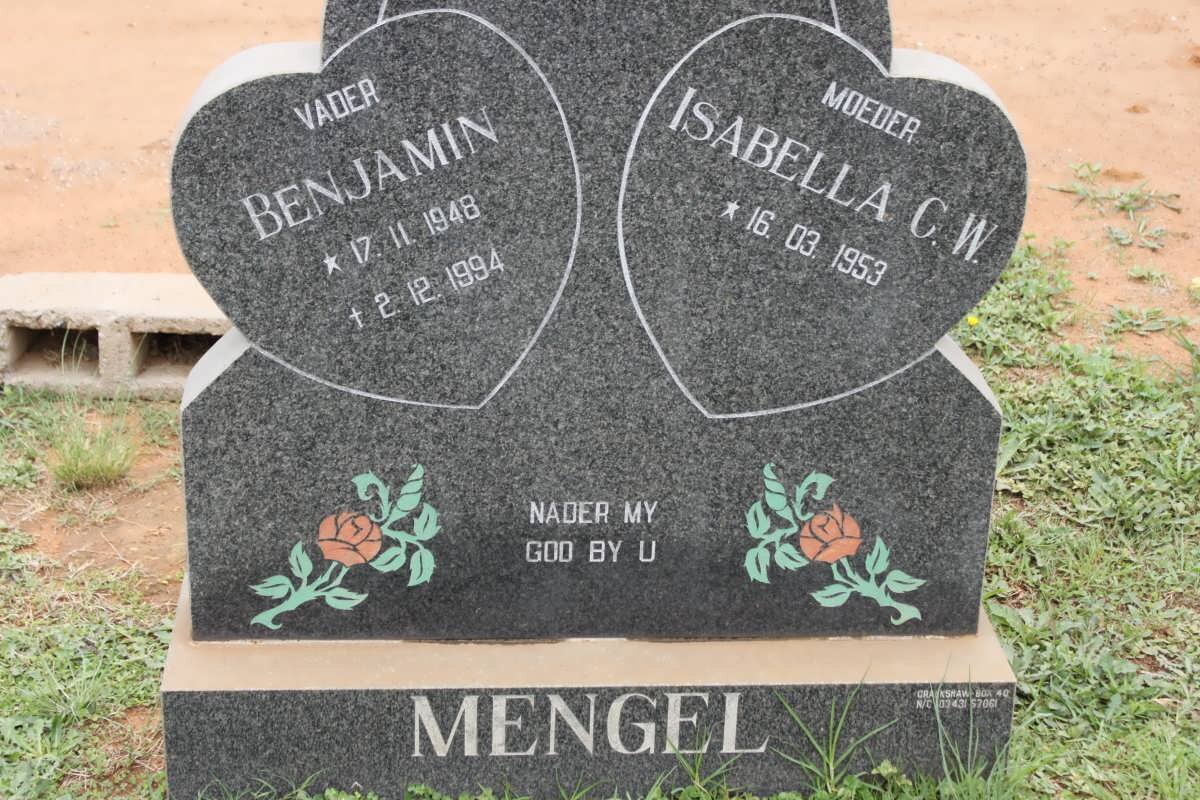 MENGEL Benjamin 1948-1994 &amp; Isabella C.W. 1953-