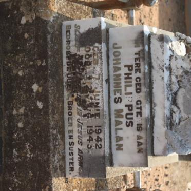 MALAN Philippus Johannes 1942-1945