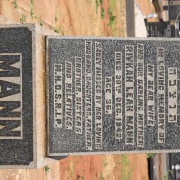 MANN Rivkah Leah -1942