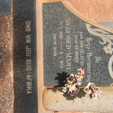 MARX Siegfried 1950-1973