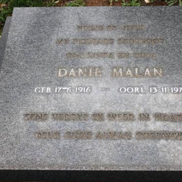 MALAN Danie 1916-1971