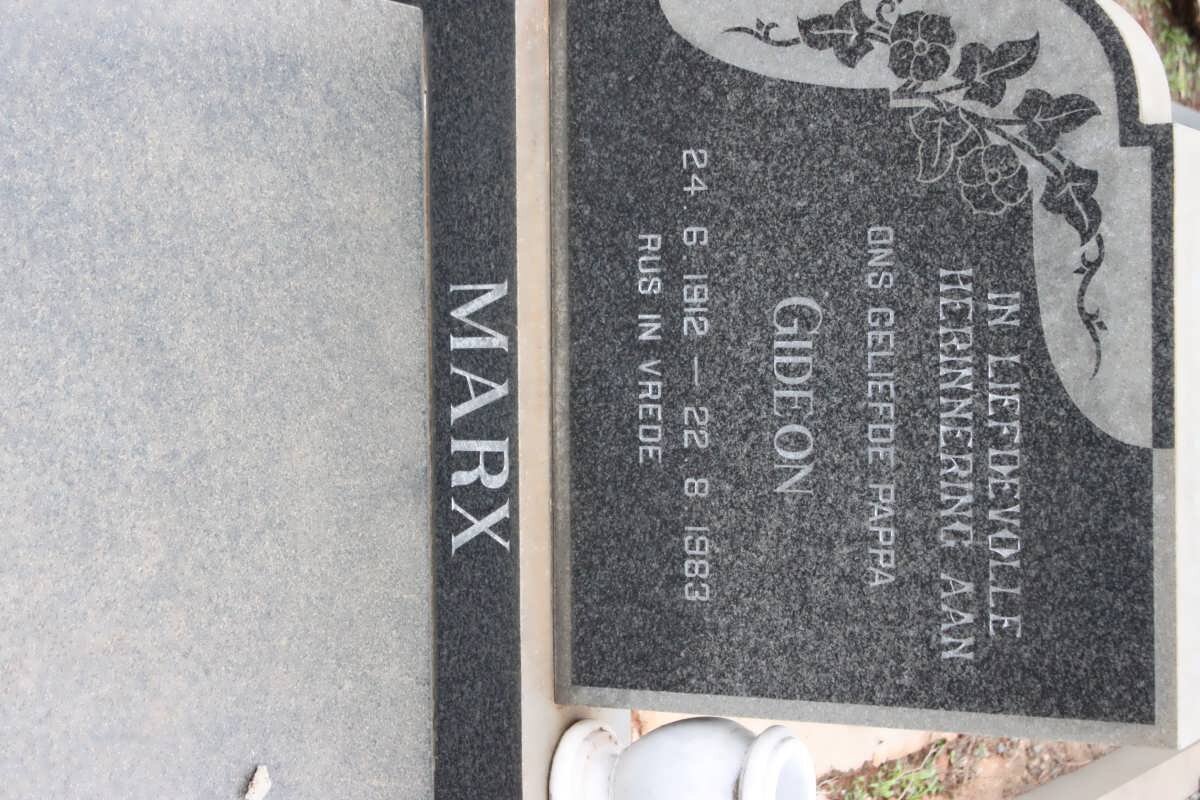 MARX Gideon 1912-1983