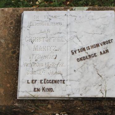 MARITZ Christoffel -1942