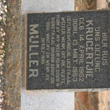 MULLER Krugertjie 1952-1953