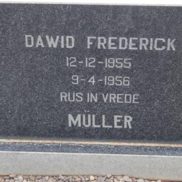 MÜLLER Dawid Frederick 1955-1956