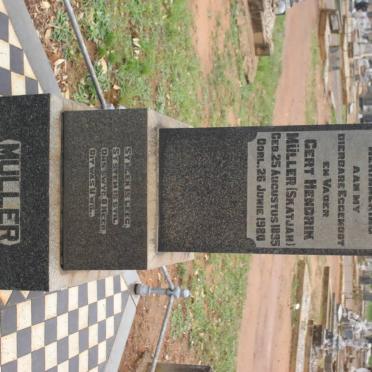 MÜLLER Gert Hendrik 1895-1980