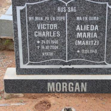 MORGAN Victor Charles 1946-2004 &amp; Alieda Maria MARTIZ 1946-