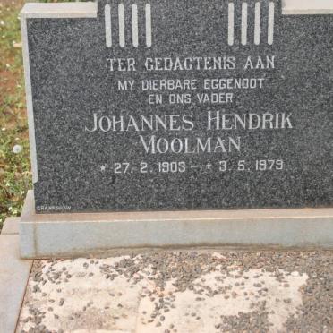 MOOLMAN Johannes Hendrik 1903-1979