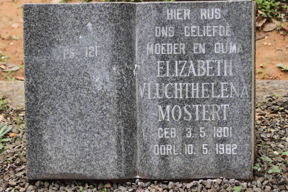 MOSTERT Elizabeth Vluchthelena 1901-1982