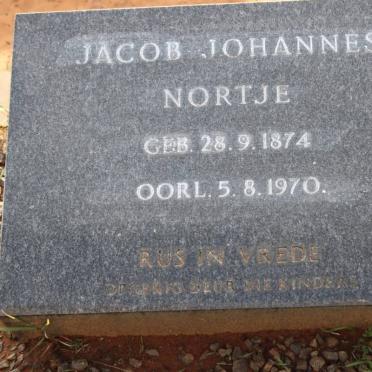 NORTJE Jacob Johannes 1874-1970