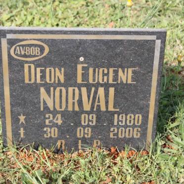 NORVAL Deon Eugene 1980-2006