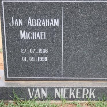 NIEKERK Jan Abraham Michael, van 1936-1999