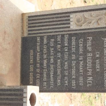 NEL Philip Rudolph 1920-1957