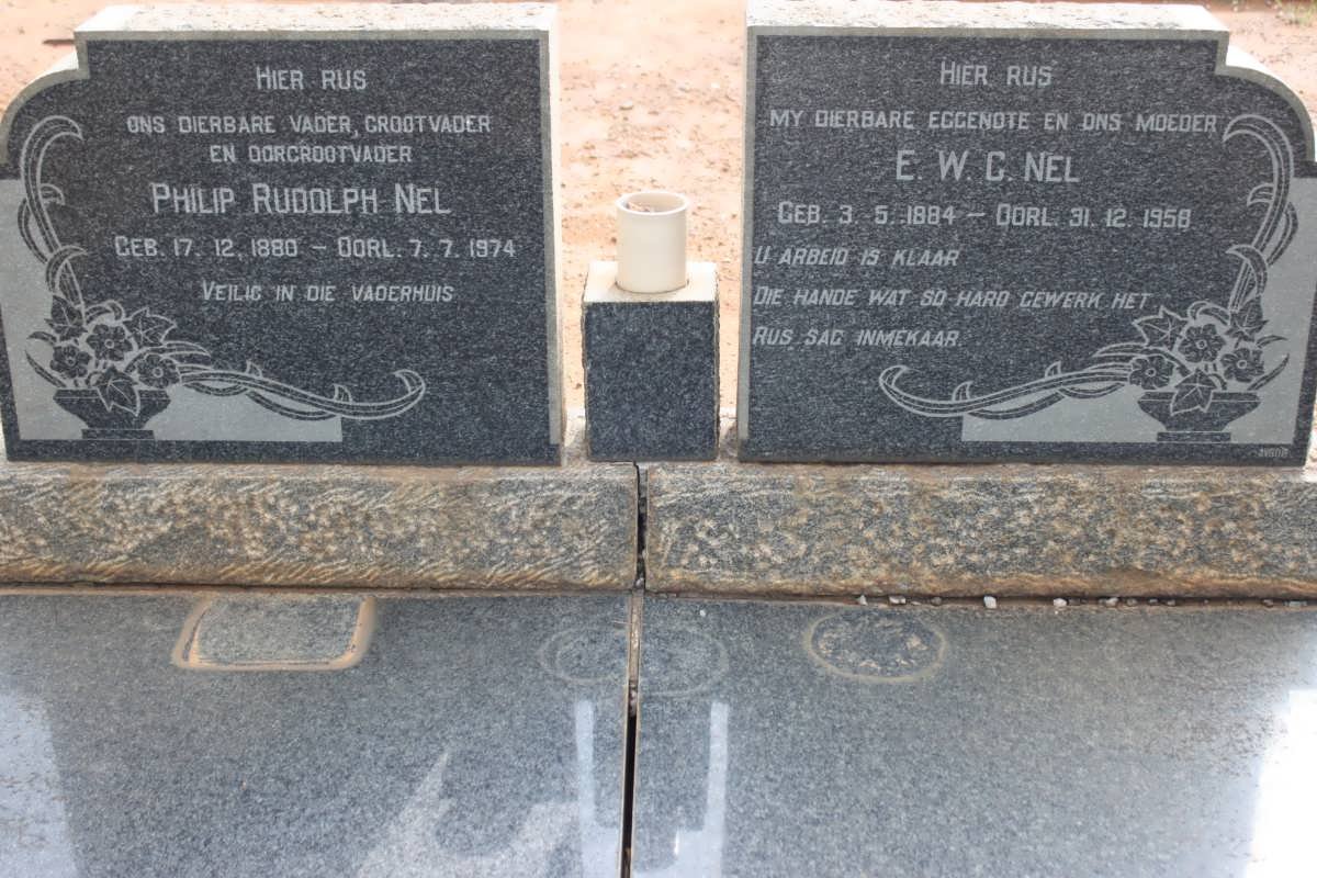 NEL Philip Rudolph 1880-1974 &amp; E.W.C. 1884-1958