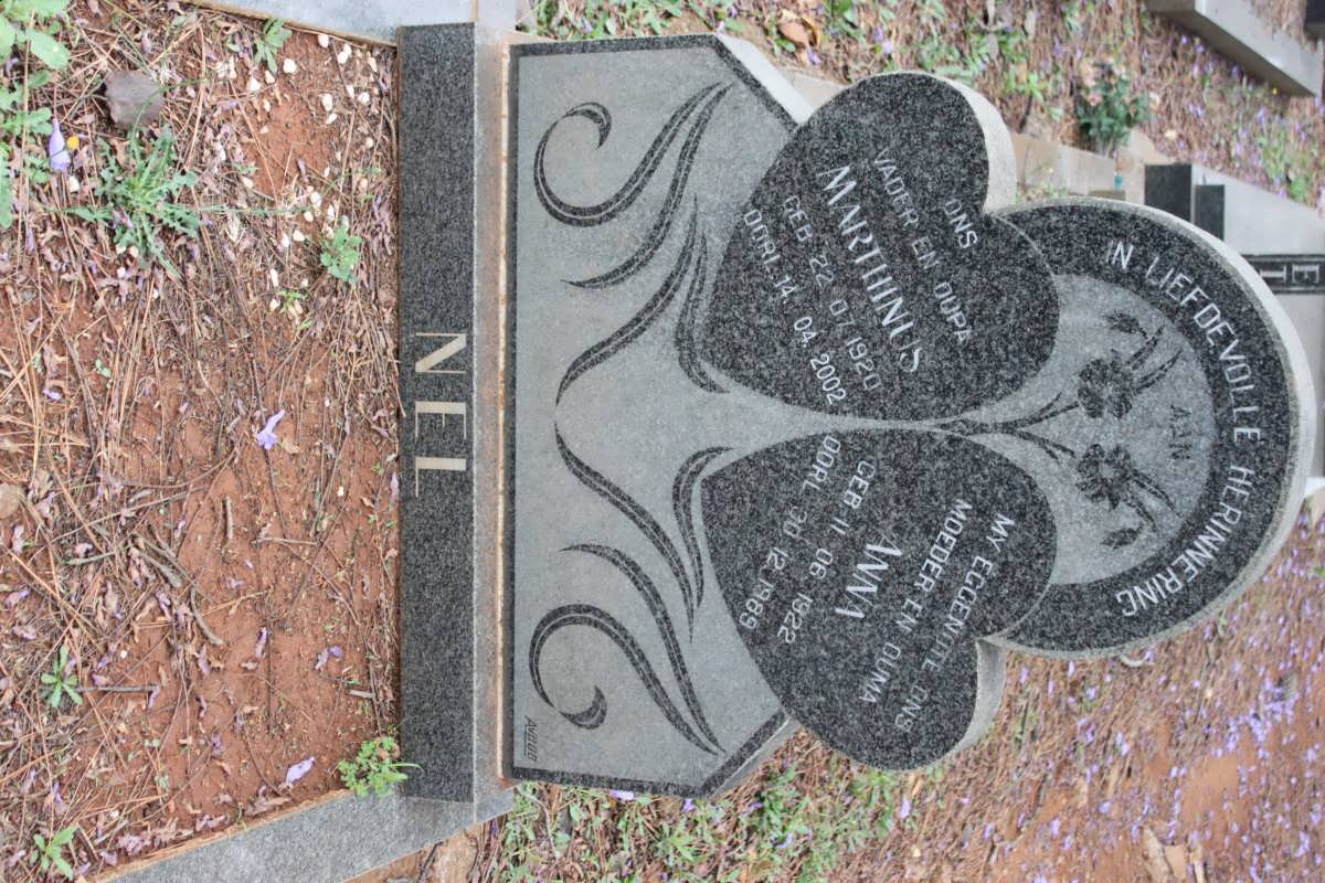 NEL Marthinus 1920-2002 &amp; Anna 1922-1989