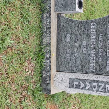 ODENDAAL Gertruida Magrieta 1946-2003