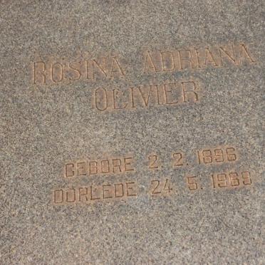 OLIVIER Rosina Adriana 1896-1969