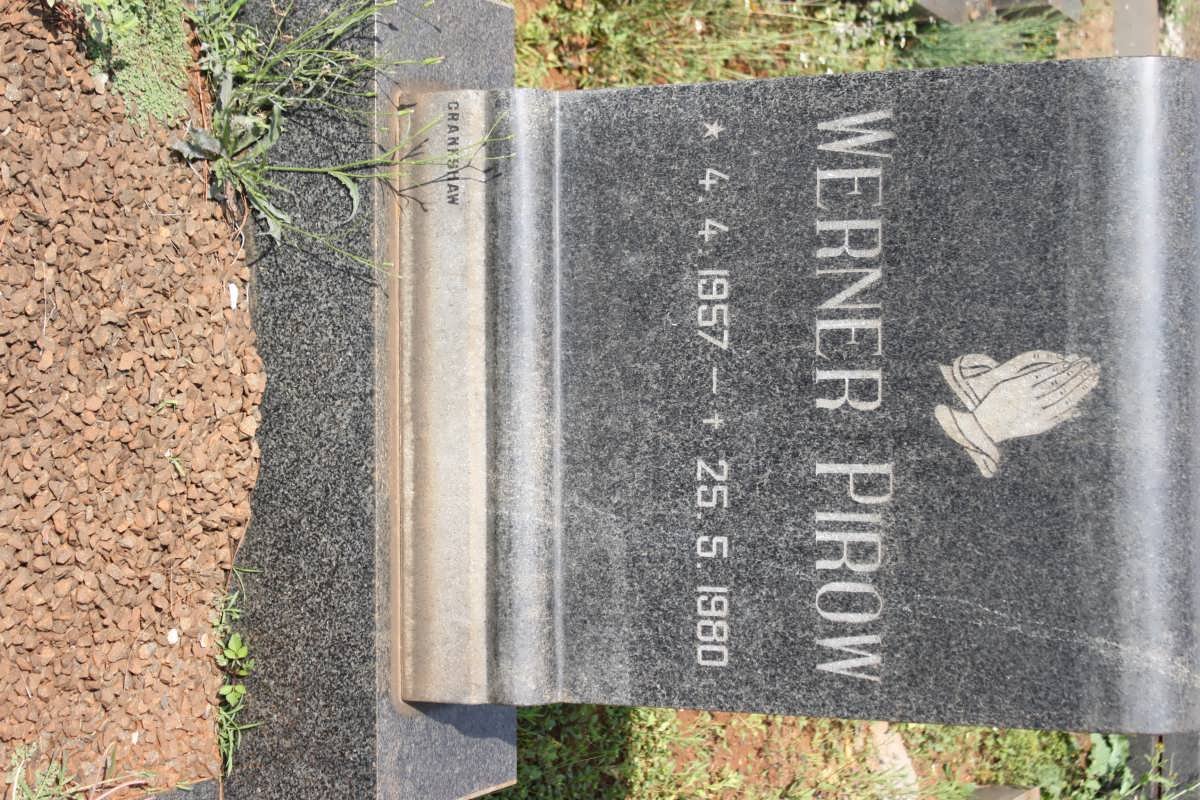 PIROW Werner 1957-1980
