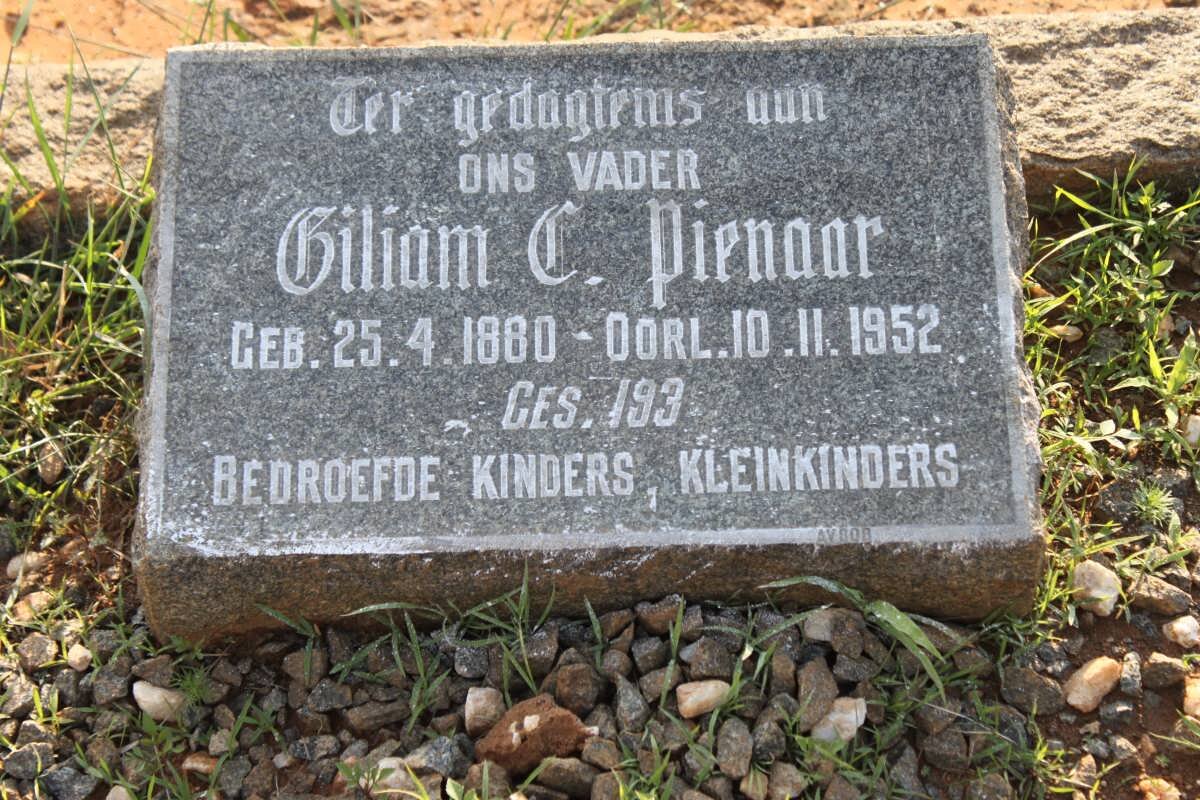 PIENAAR Giliam C. 1880-1952