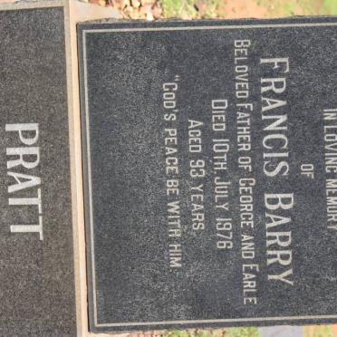 PRATT Francis Barry -1976