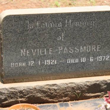PASSMORE Neville 1921-1972