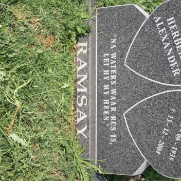 RAMSAY Herbert Alexander 1935-2004