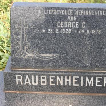 RAUBENHEIMER George C. 1929-1978