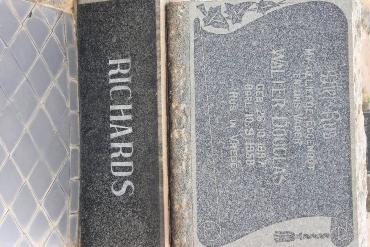 RICHARDS Walter Douglas 1887-1958