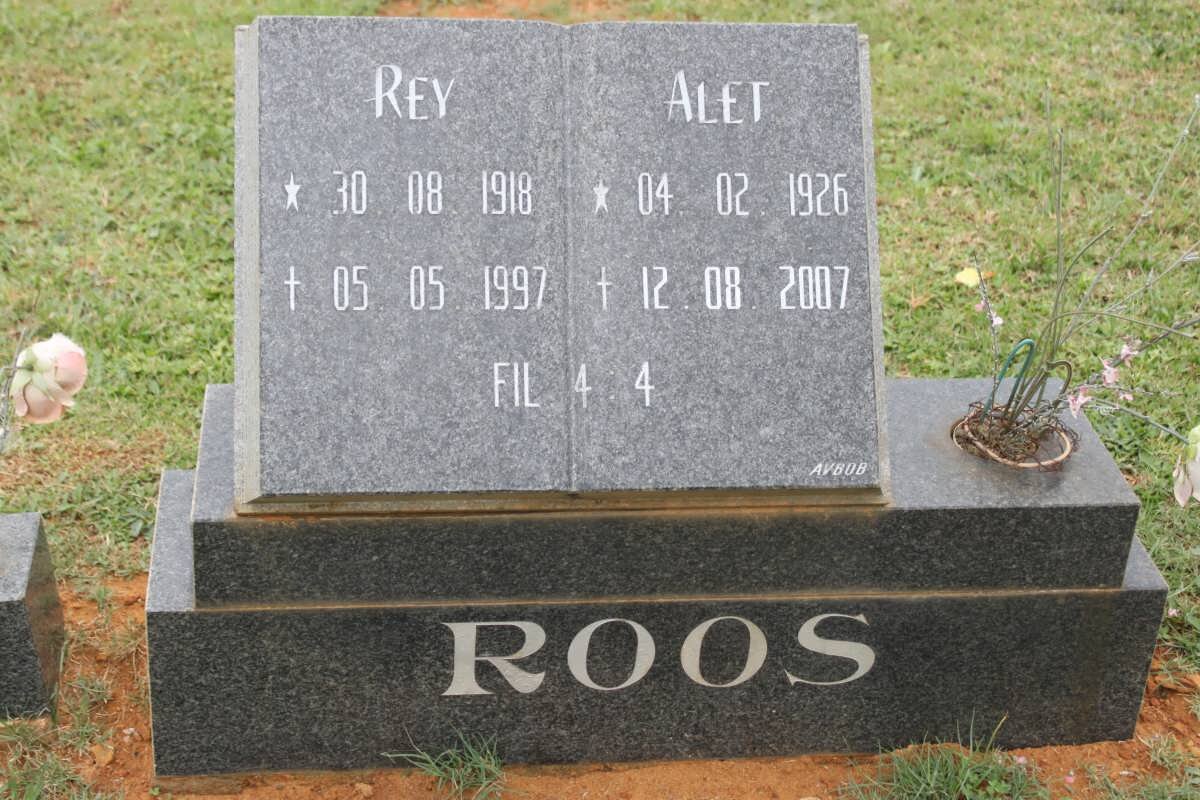 ROOS Rey 1918-1997 &amp; Alet 1926-2007