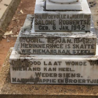 ROBBERTSE Salome 1942-1942
