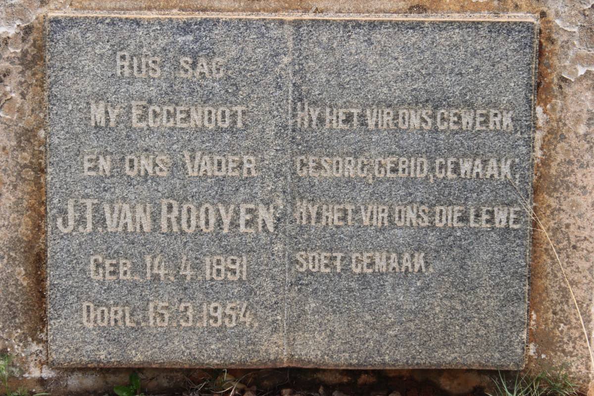 ROOYEN J.T., van 1891-1954