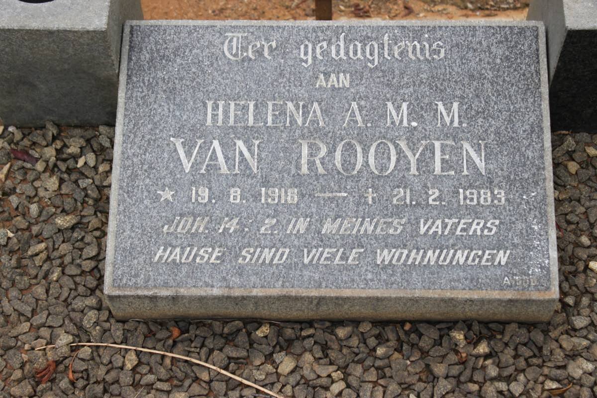 ROOYEN Helena A.M.M.,van 1916-1983