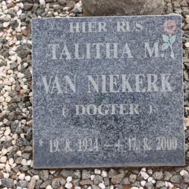 ROOYEN Cornelius Johannes, van 1890-1956 :: VAN NIEKERK Talitha M. 1924-2000