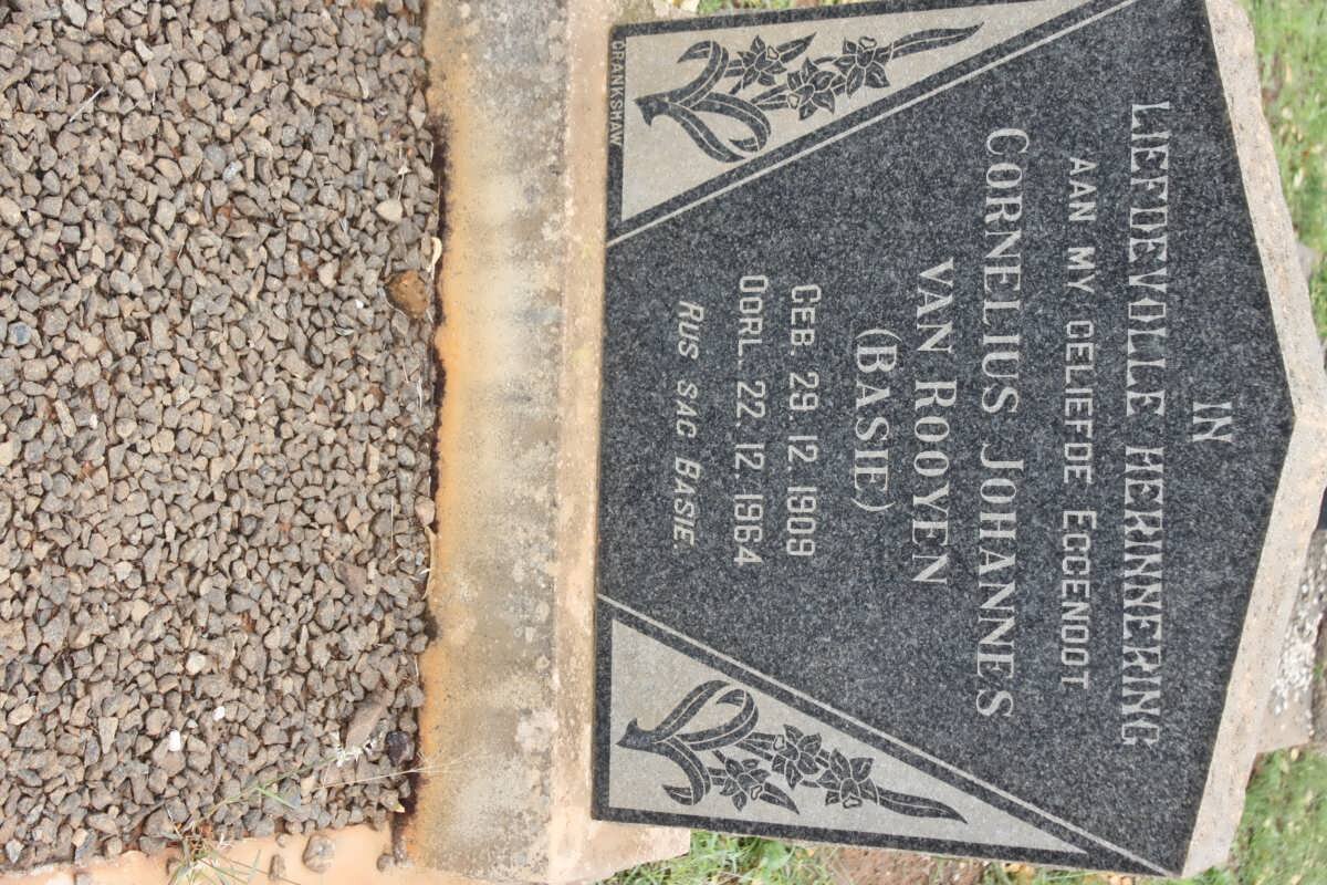 ROOYEN Cornelius Johannes, van 1909-1964