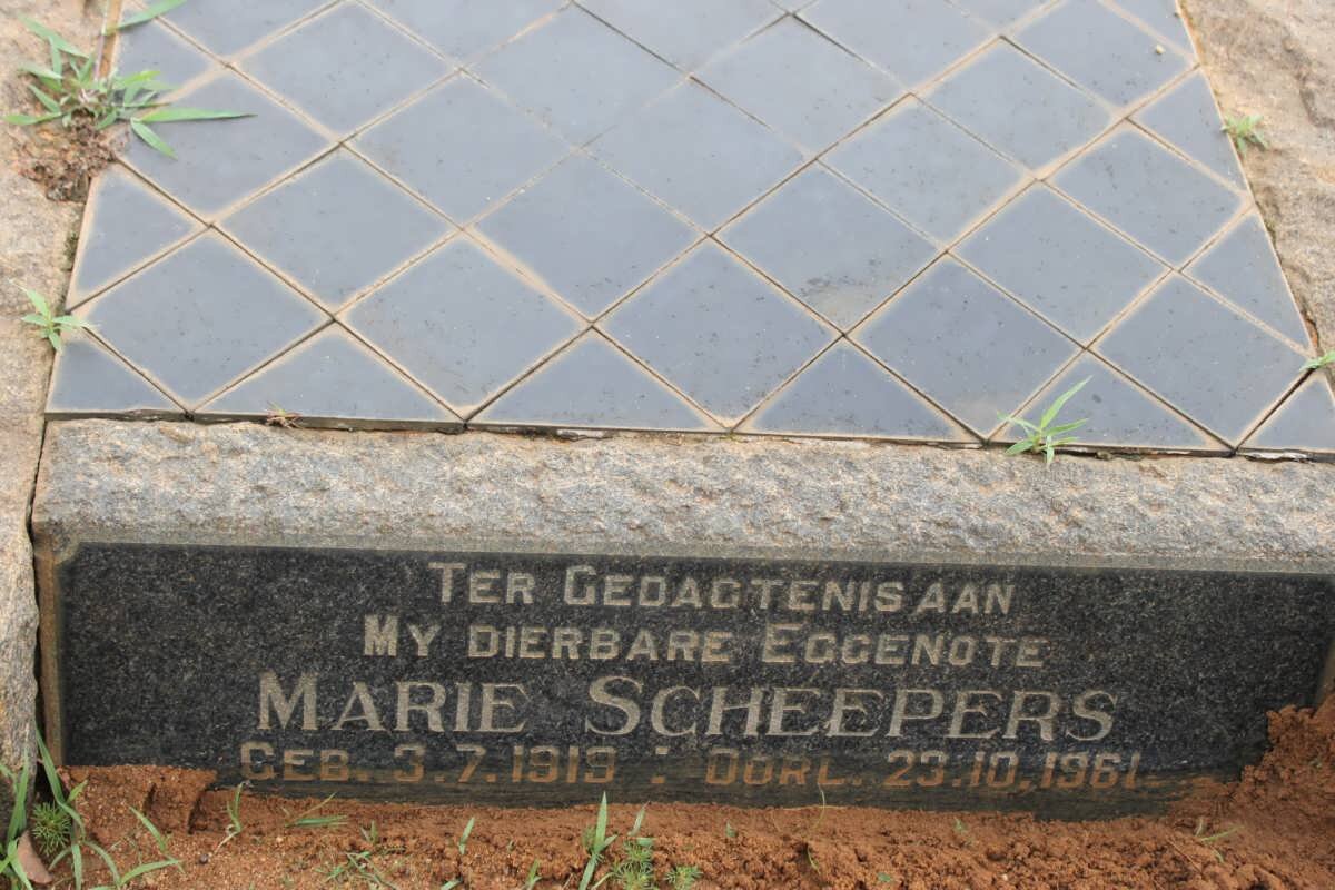 SCHEEPERS Marie 1919-1961