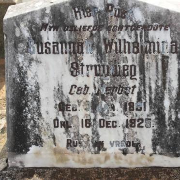 STRUYWEG Susanna Wilhelmina nee HERBST 1891-1925